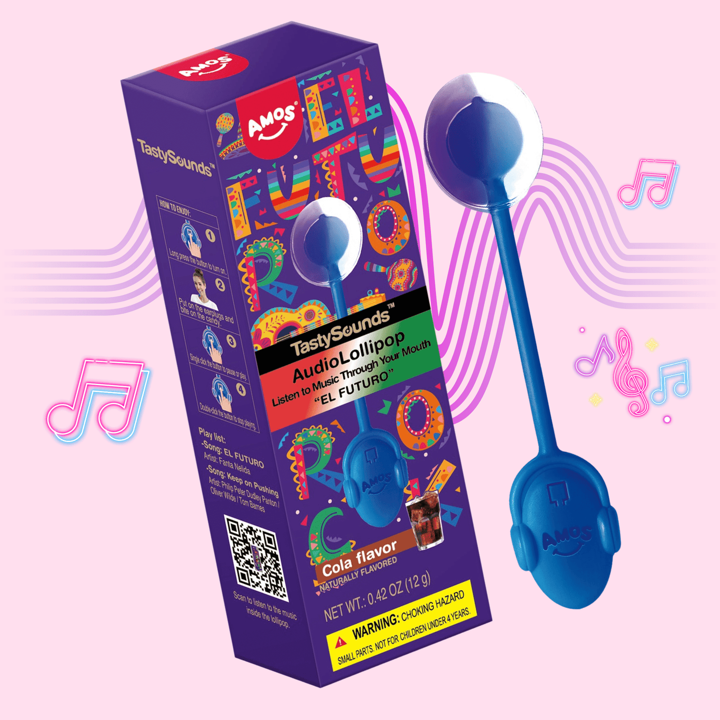 Tasty Sounds Cola Lollipop Plays Spanish Music - OVERRATED