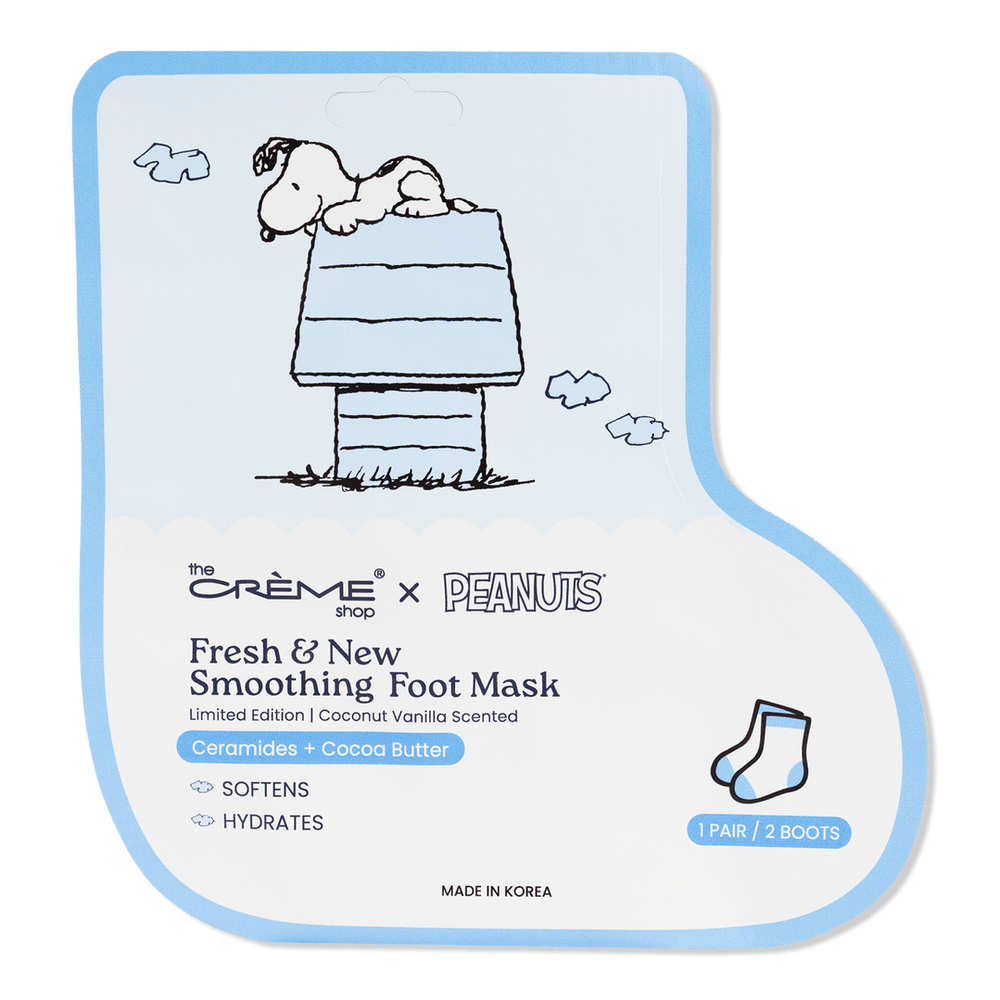 The Crme Shop Peanuts Snoopy Fresh & New Foot Mask - OVERRATED
