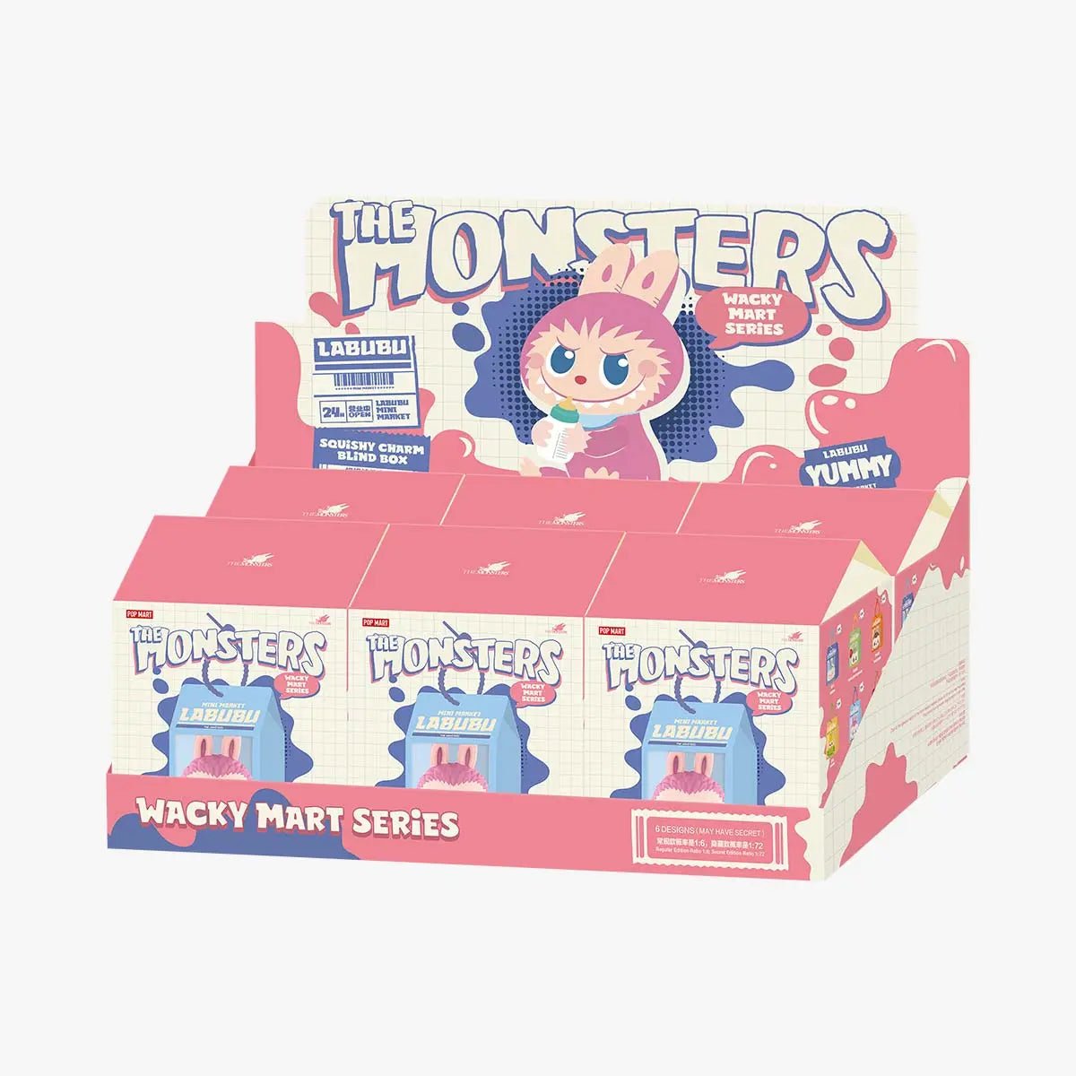 THE MONSTERS Labubu Wacky Mart Series - Pinch Pendant Blind Box - OVERRATED