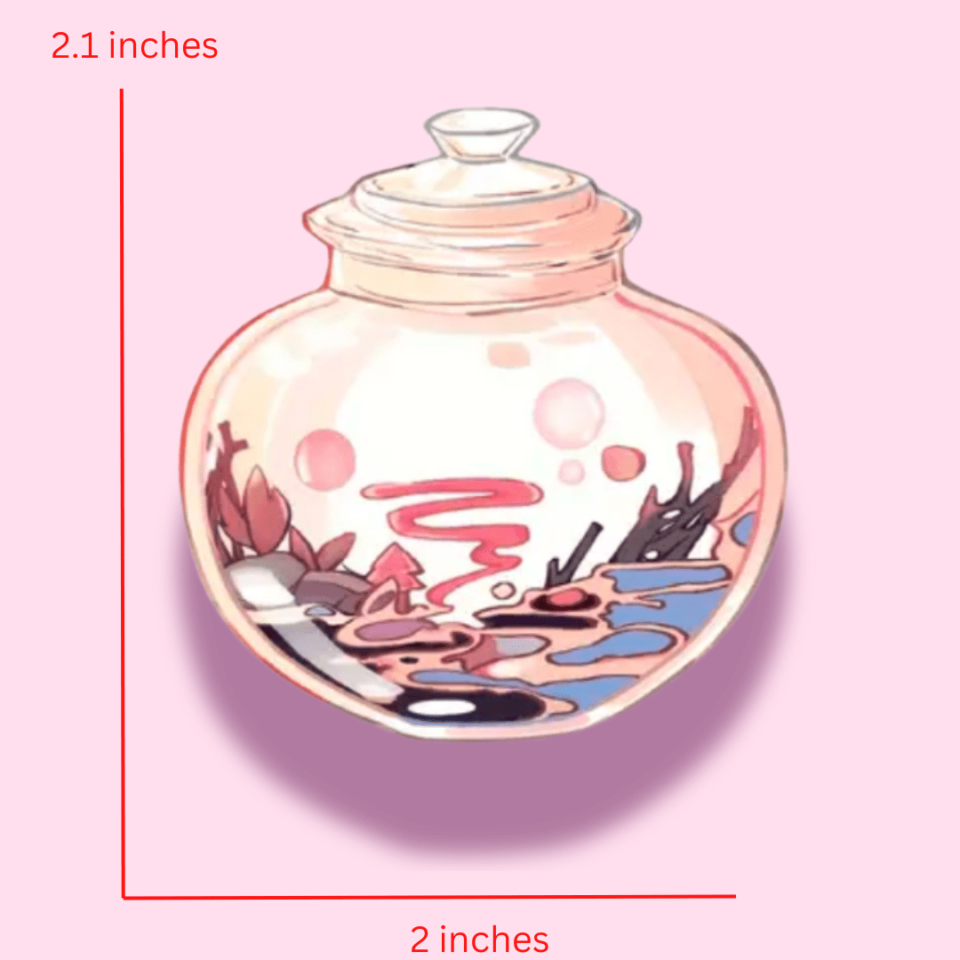 Transparent Individual Sticker - OVERRATED