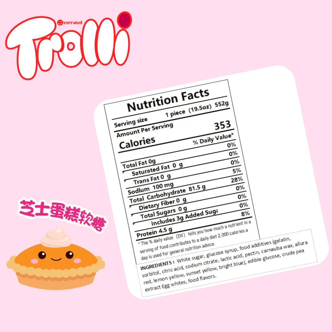 Trolli Cheesecake Slice Gummy – China Exclusive - OVERRATED