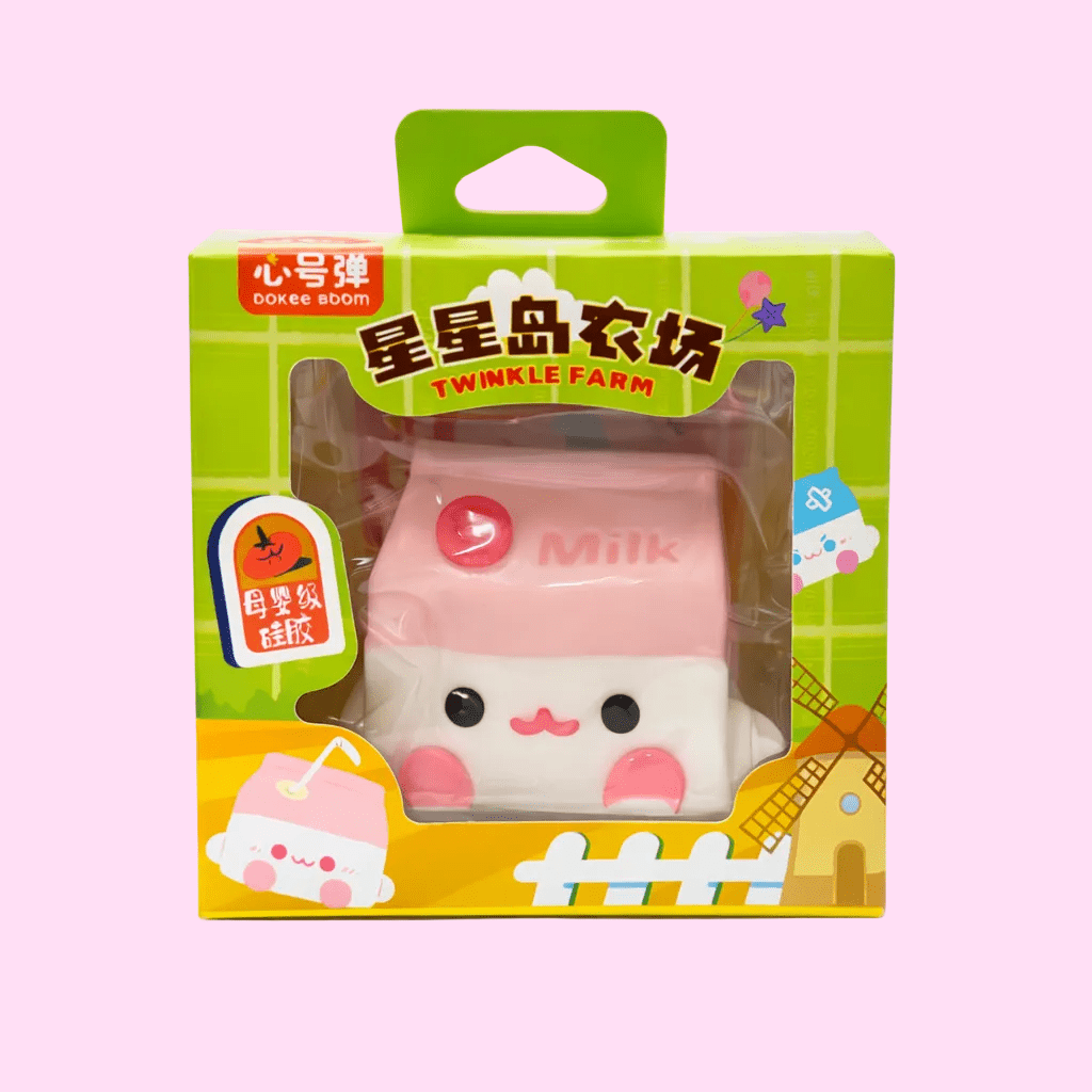 Twinkle Farm Milk Buddy Squishy – Kawaii Farm Series - OVERRATED