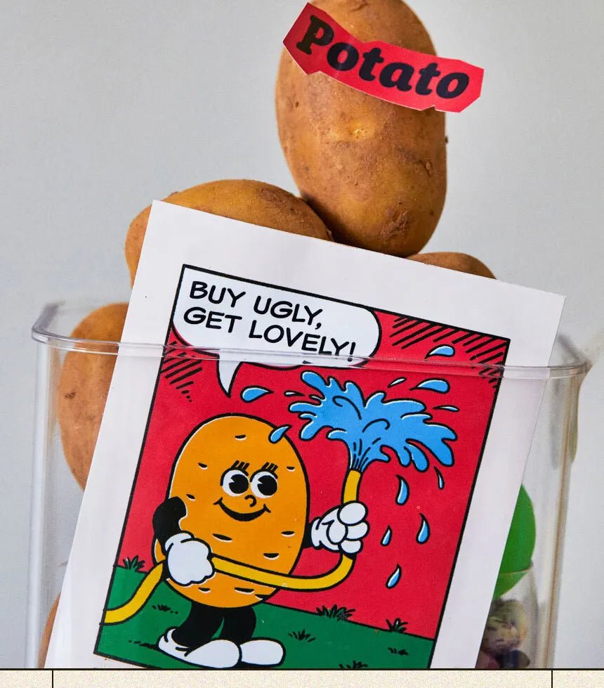 Korean sheet mask Ugly Lovely Potato product lifestyle application photo - Overrated Korean Beauty & More