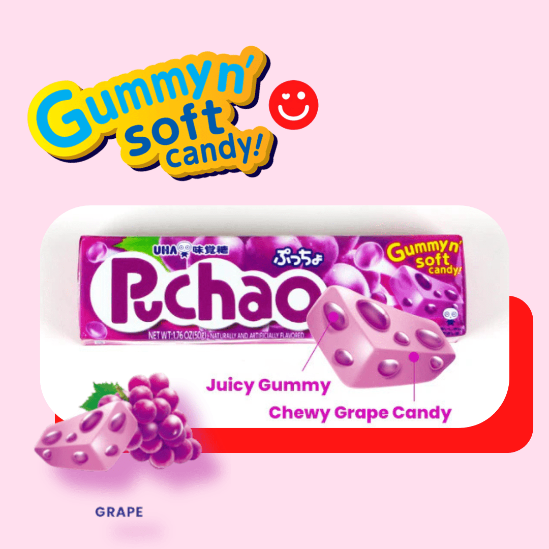 UHO Puchao Grape Soft Candy - OVERRATED