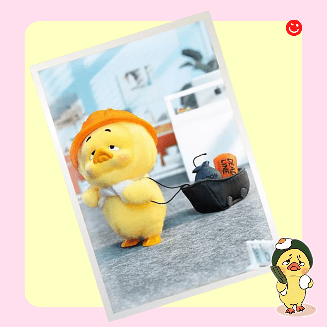 Upsetduck Work Upssets Me Plush Blind Box - OVERRATED