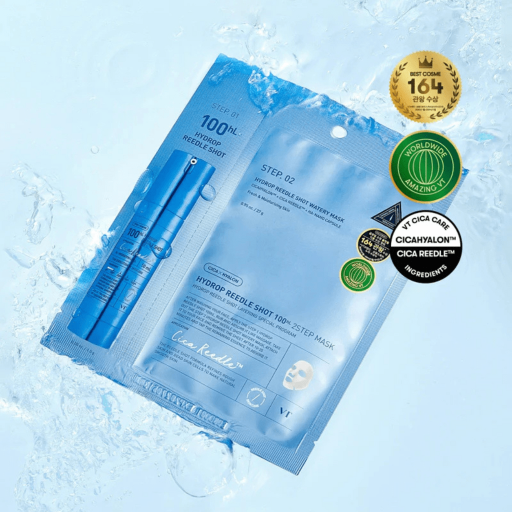 VT Hydrop Reedle Shot 100 2 - Step Sheet Mask - OVERRATED