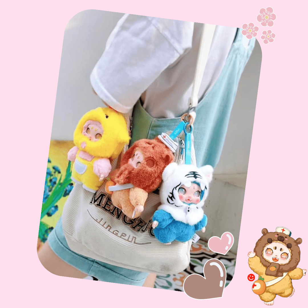 Xira Emergency Plush Keychain Blind Box - OVERRATED