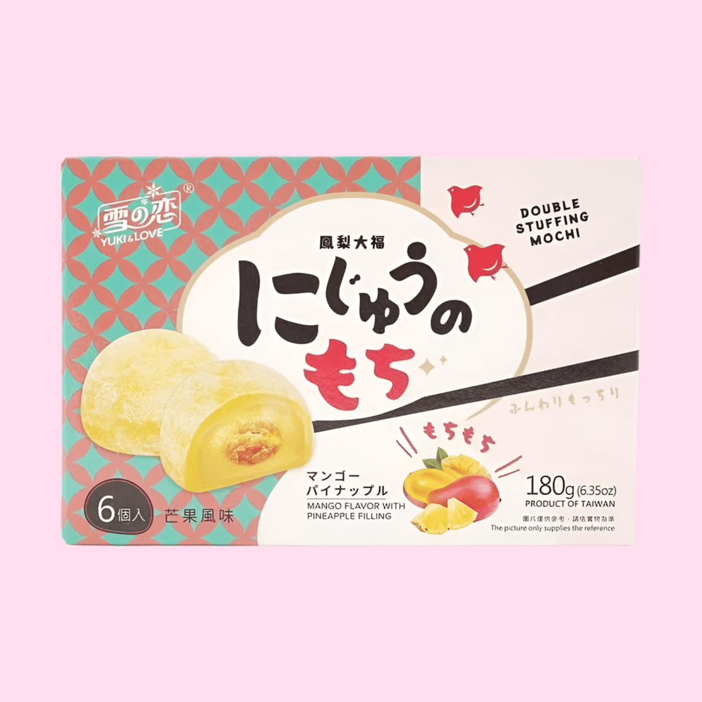 Yuki & Love Mango Flavor With Pineapple Filling Mochi - OVERRATED