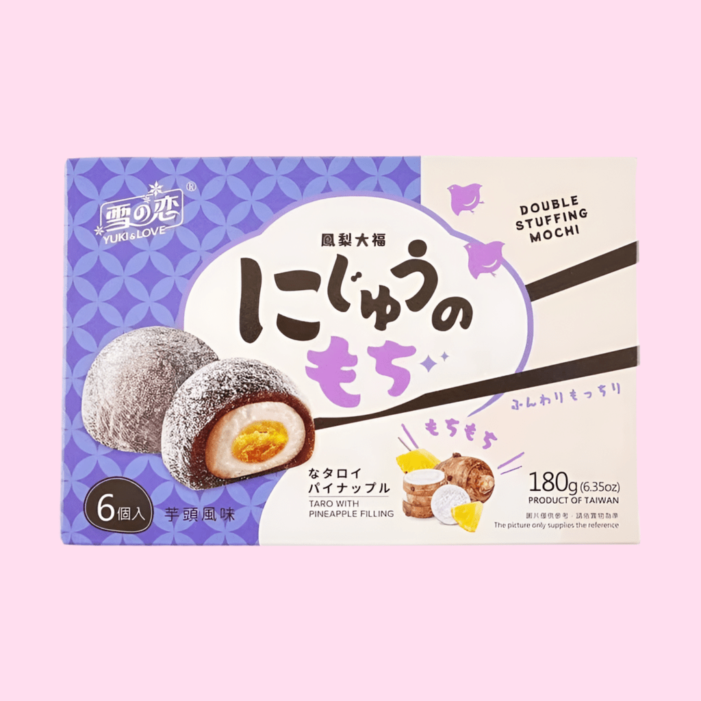 Yuki & Love Pineapple and Taro Double Filling Mochi - OVERRATED