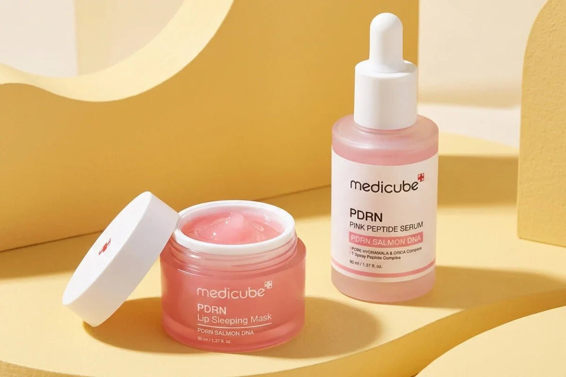 PDRN Korean skincare lip mask with salmon DNA gel texture at Overrated K-Beauty