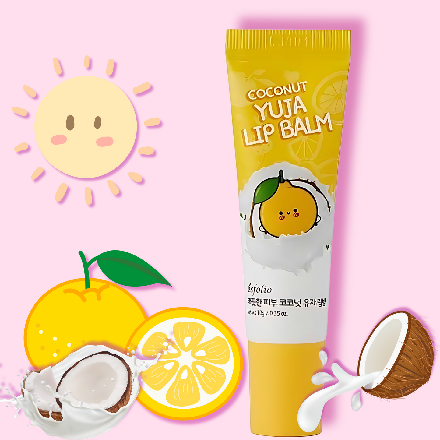 Esfolio Pure Skin Coconut Yuja Lip Balm