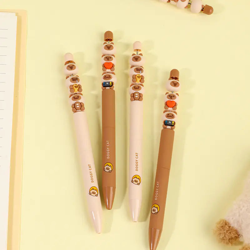 Doggy Cat Stackable Bead Pen