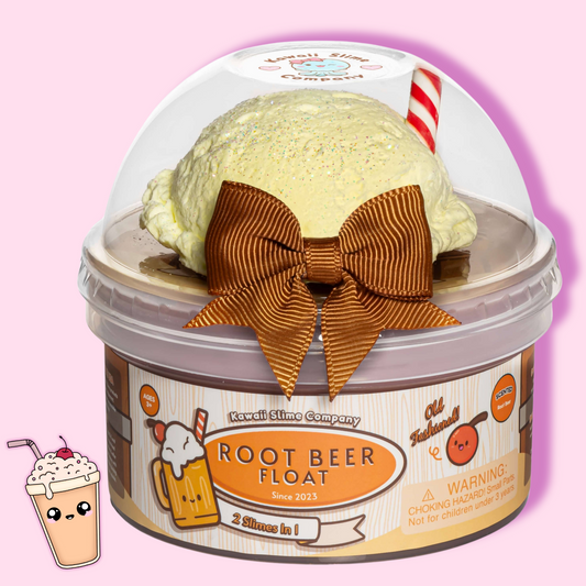 Kawaii Slime Co. Root Beer Float 2 Slimes In 1