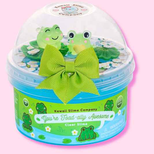 Kawaii Slime Co. You're Toad-ally Awesome Clear Slime