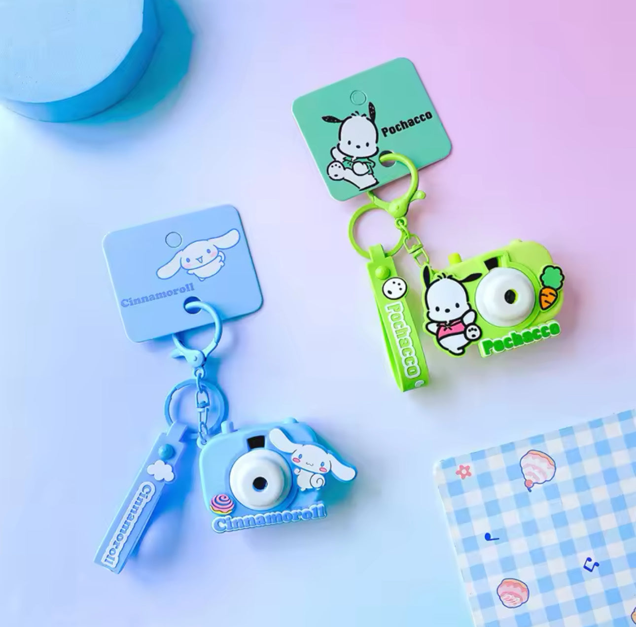 Sanrio Mini Kawaii Camera Projector Keychain