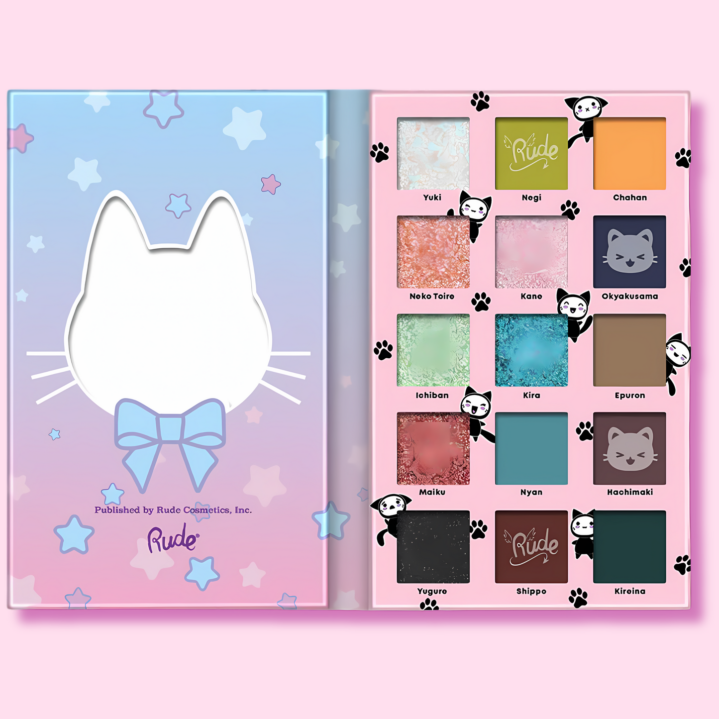 Manga Collection Pressed Pigments & Shadows Palette - Cat Girl Chronicles