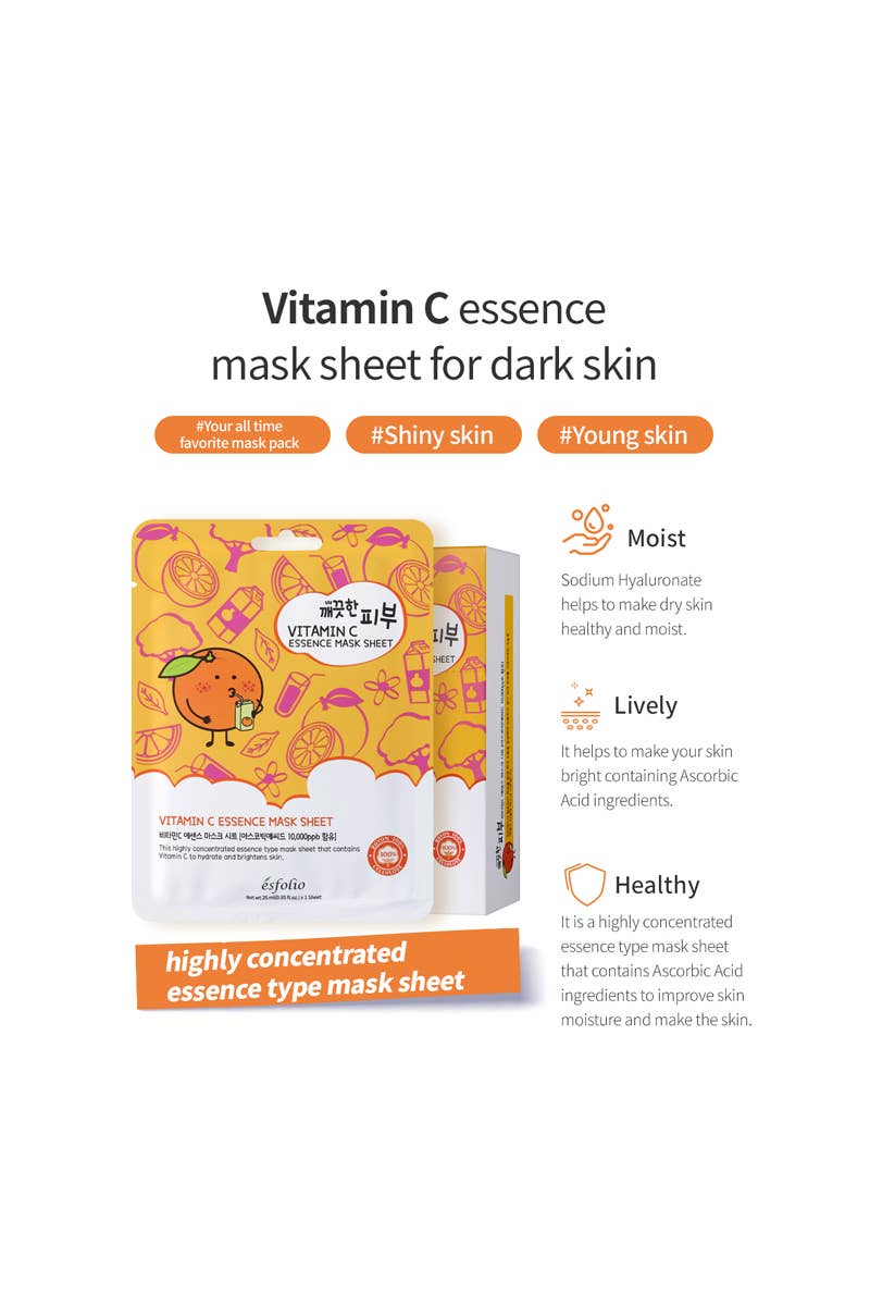 Esfolio Essence Mask Sheet Vitamin C