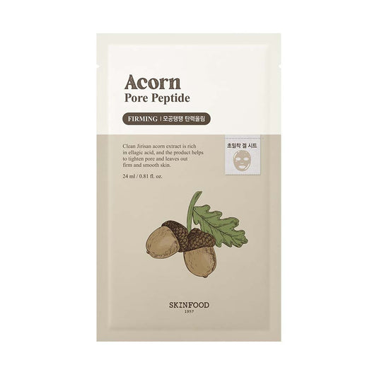 SKINFOOD Acorn Pore Peptide Mask Sheet 1P