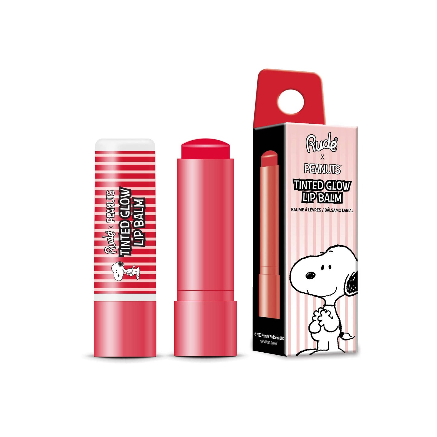 Peanuts Tinted Glow Lip Balm: Sally - Light Pink