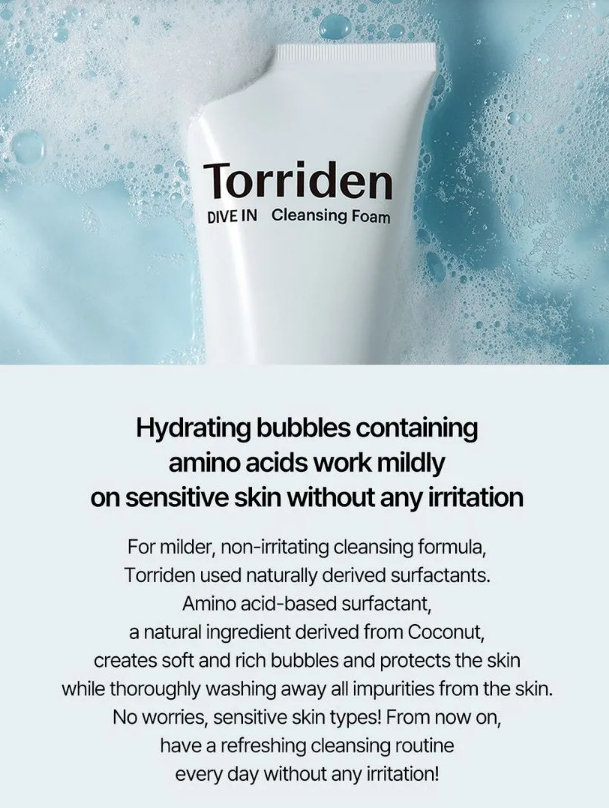 TORRIDEN DIVE-IN Low Molecular Hyaluronic Cleansing Foam