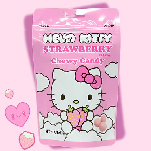 Hello Kitty strawberry chewy candy