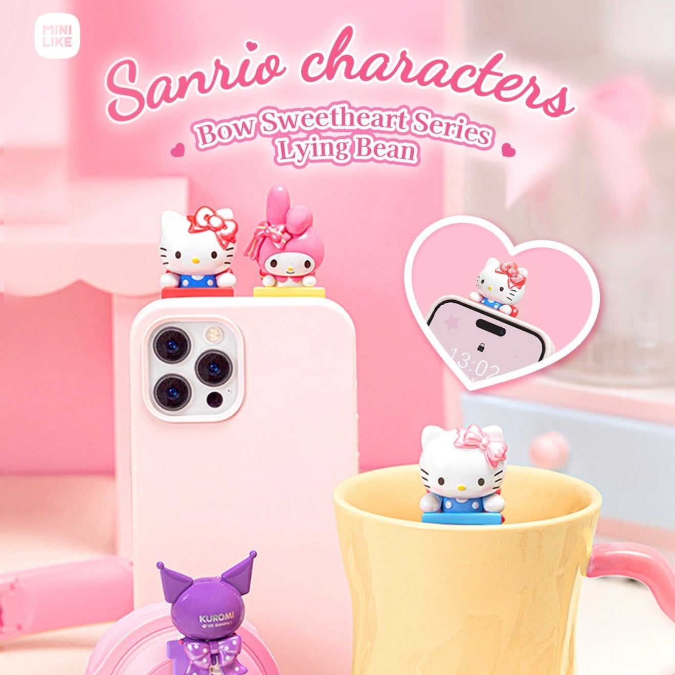 Moetch x Sanrio Characters Sweetheart Bow Series Blind Box