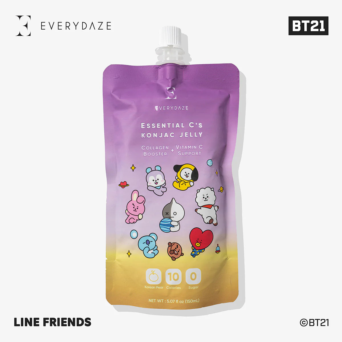 EVERYDAZE with BT21: Essential C’s Konjac Jelly – Korean Pear