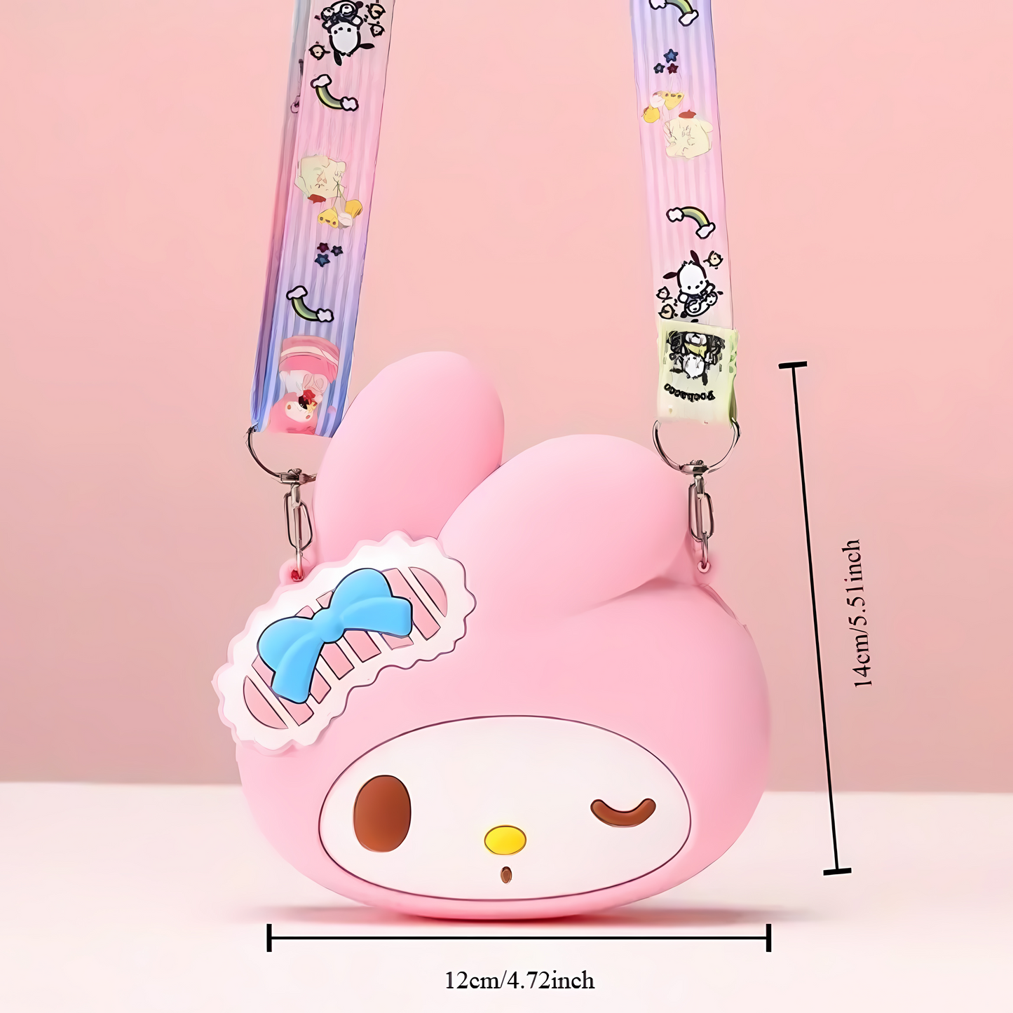 Sanrio My Melody Silicone Mini Kawaii Purse