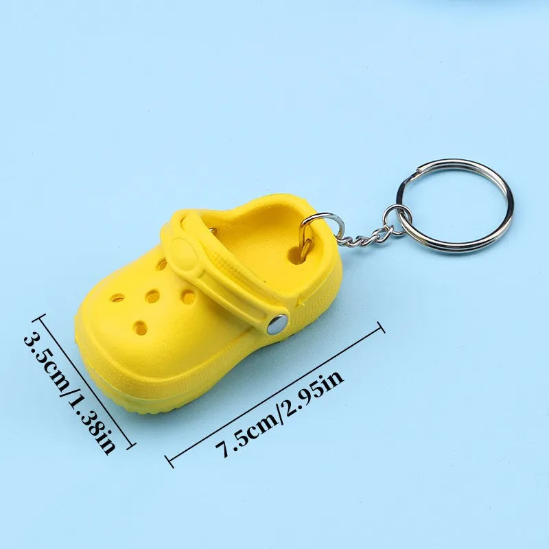 Mini Kawaii Clog Shoe Keychain