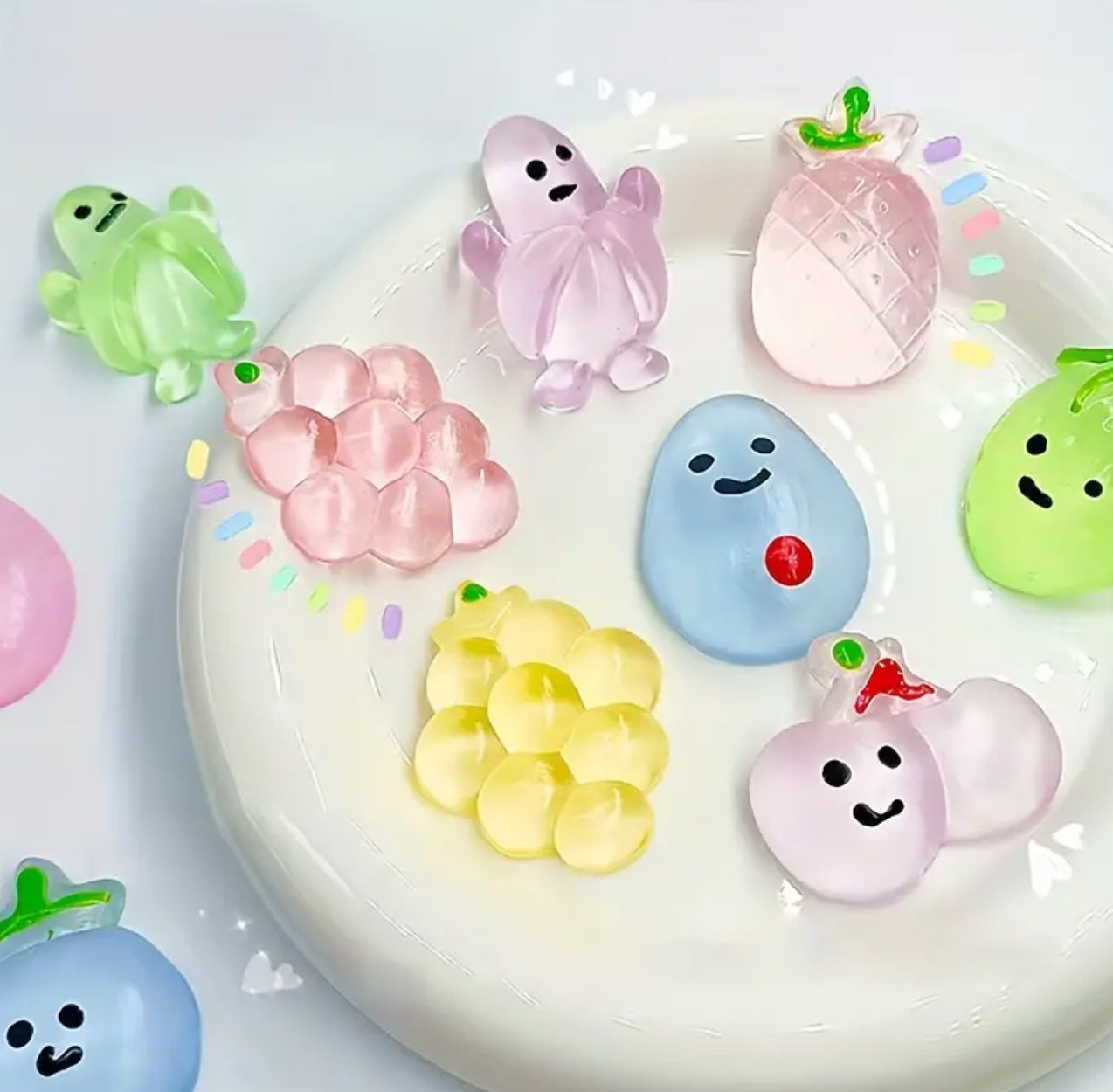 Clear Mini Kawaii Jelly Mochi Sensory Toy