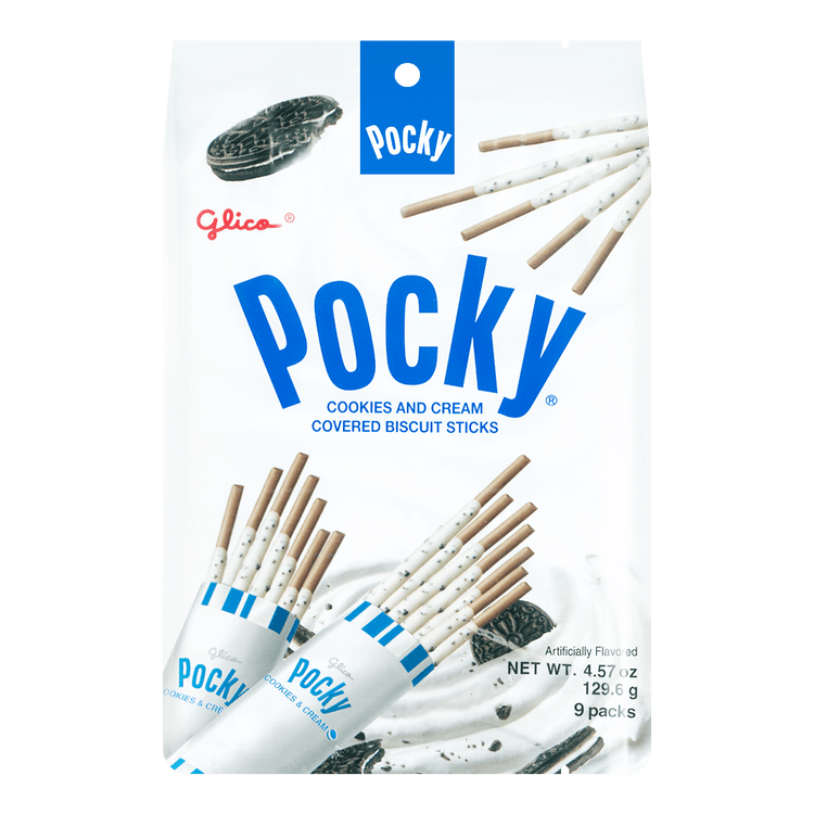 Pocky Biscuit Sticks Multi Pack of 9