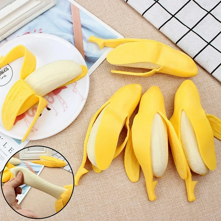 Kawaii Vegetable Market Crazy Peeling Banana Sensory Toy