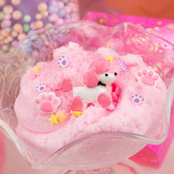 Kawaii Slime Co. Fuzzy Pink Poodle Cloud Slime