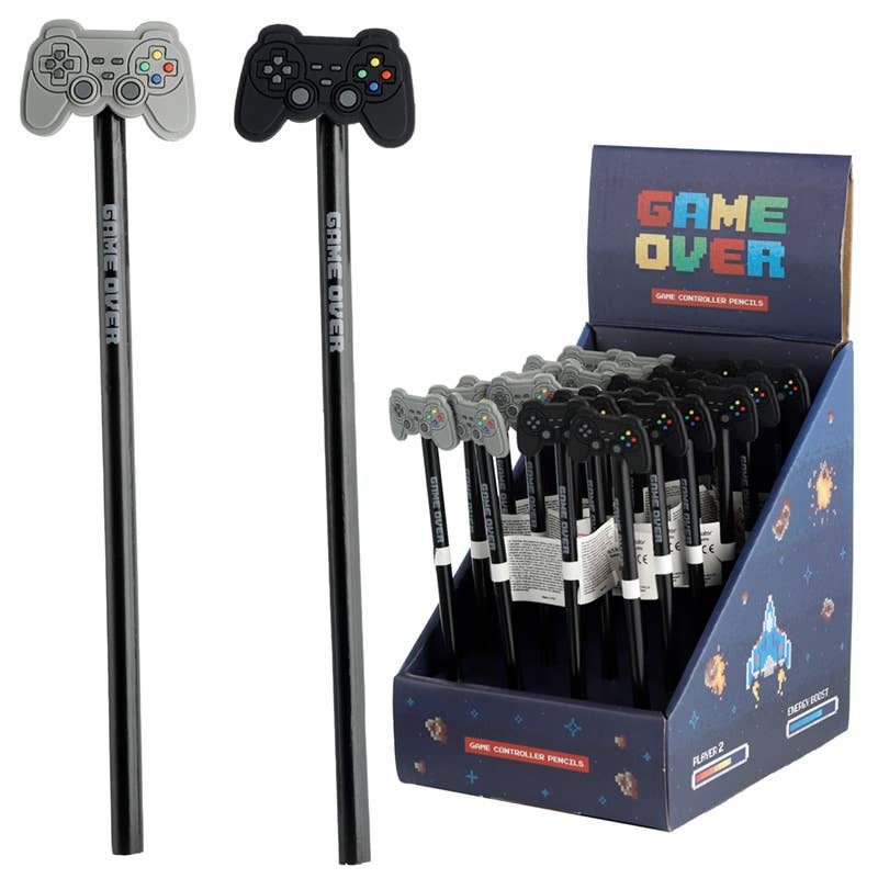 Game Over  Controller Pencil with PVC Topper