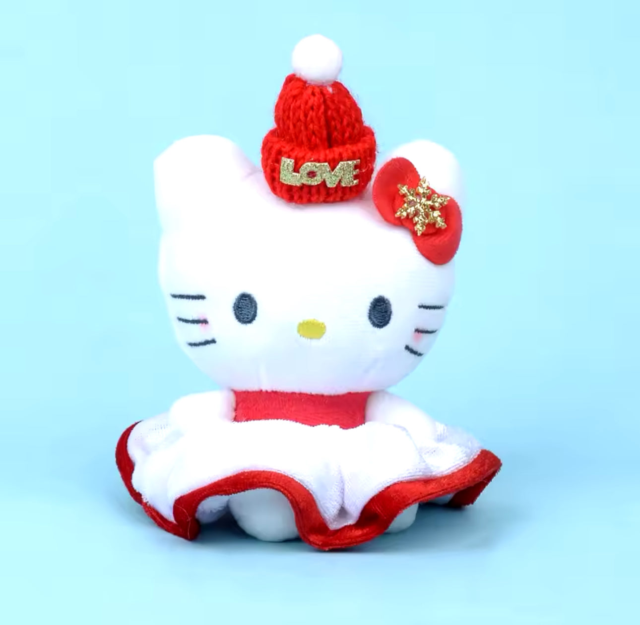 Sanrio Hello Kitty Holiday Mini Plushie with Hair Scrunchie