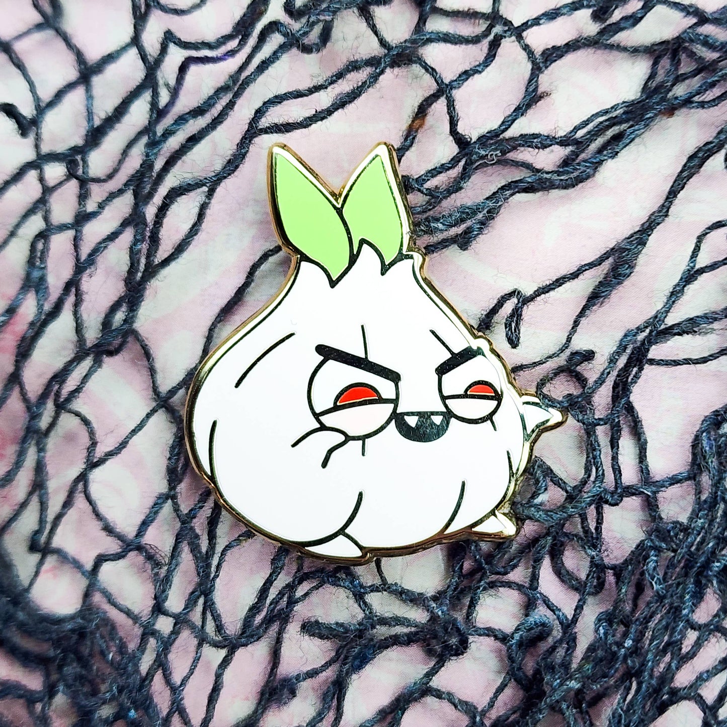 Vampire Garlic Enamel Pin