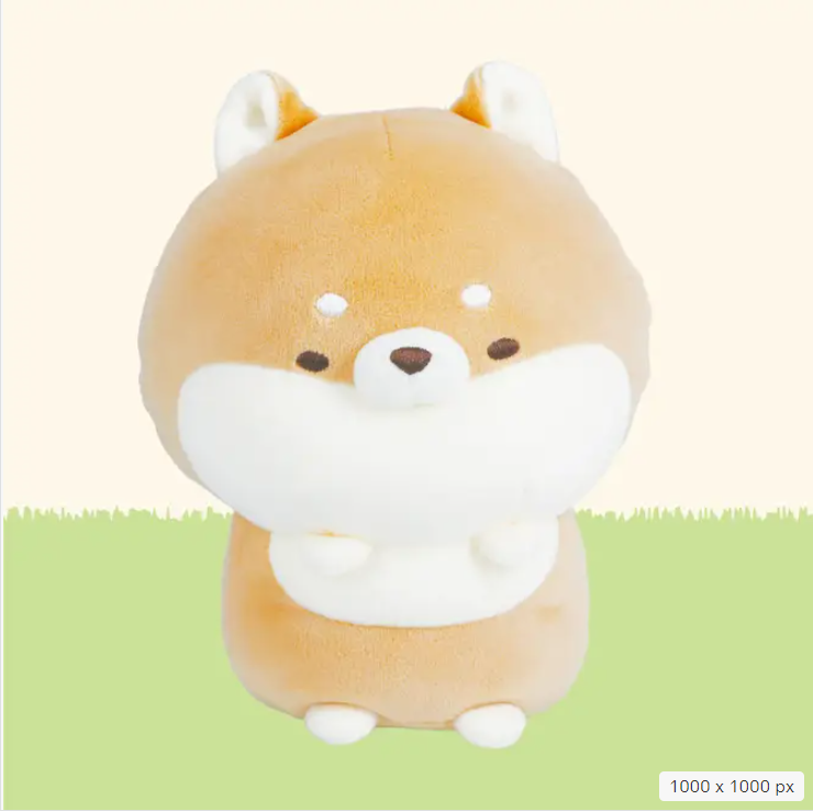 Japanese Plush SITTING SHIBA Series