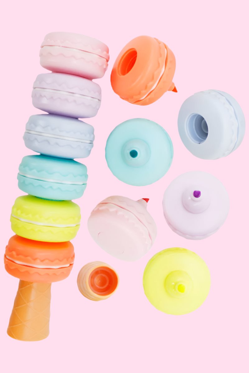 Macaron Stackable 6-Color Highlighter Marker