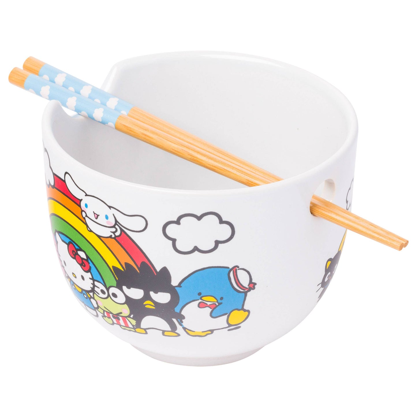 Hello Kitty and Friends Rainbow Ramen Bowl with Chopsticks