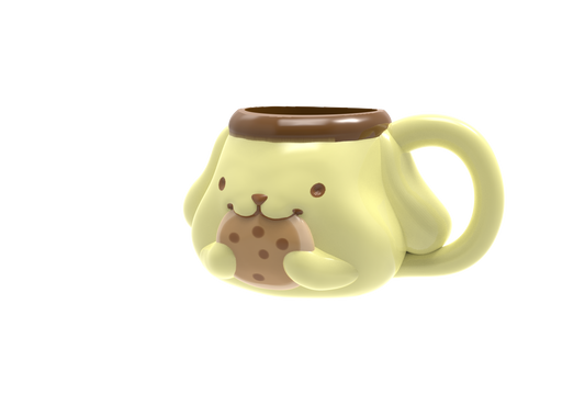 Sanrio Pompompurin Ceramic 3D Sculpted Mug