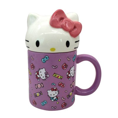 Hello Kitty 18oz. Ceramic Mug with Sculpted Topper