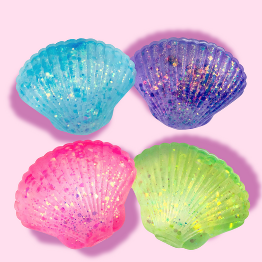 Kawaii Slime Co. Squishy Sensory Seashells By The Seashore