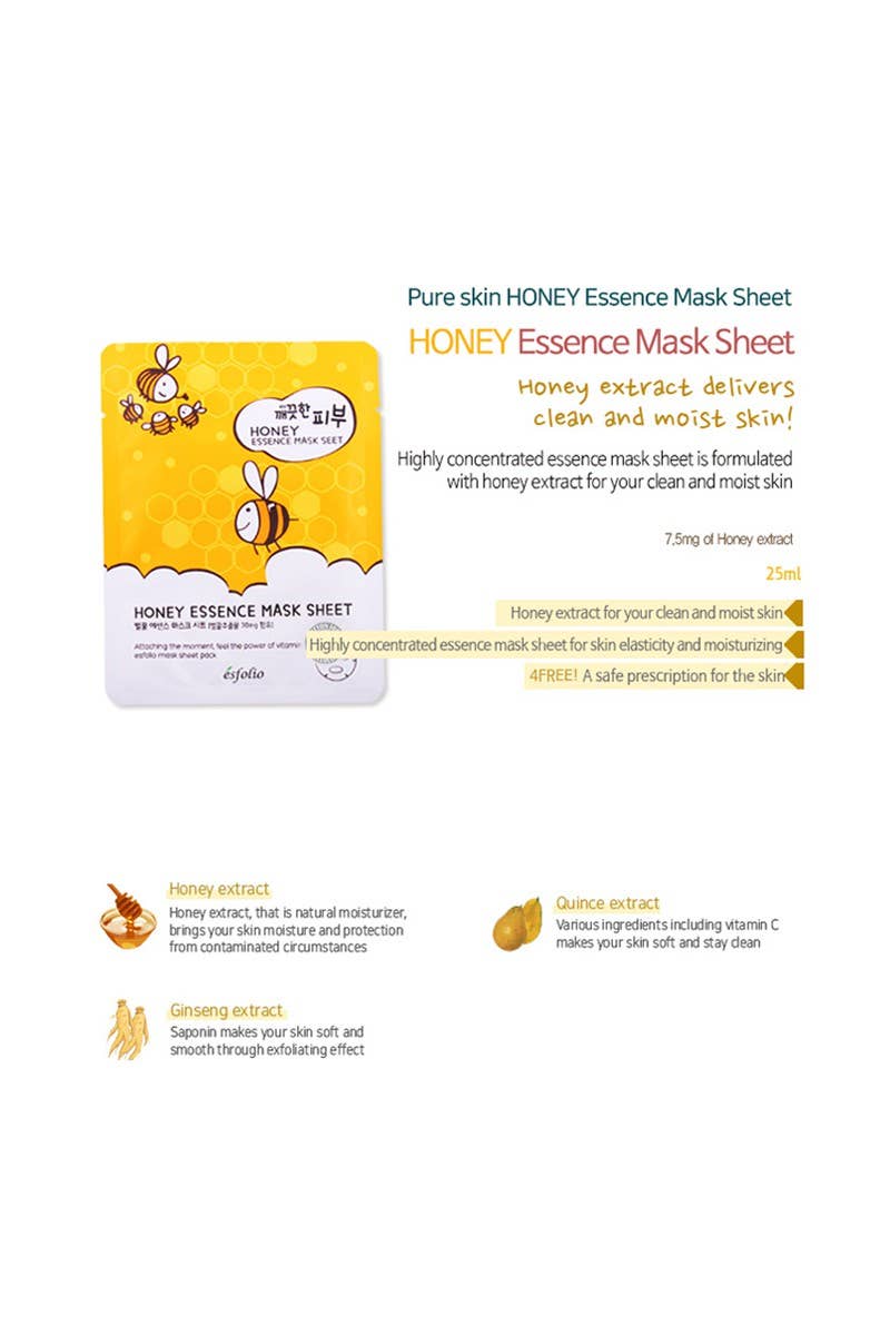 Esfolio Essence Mask Sheet Honey