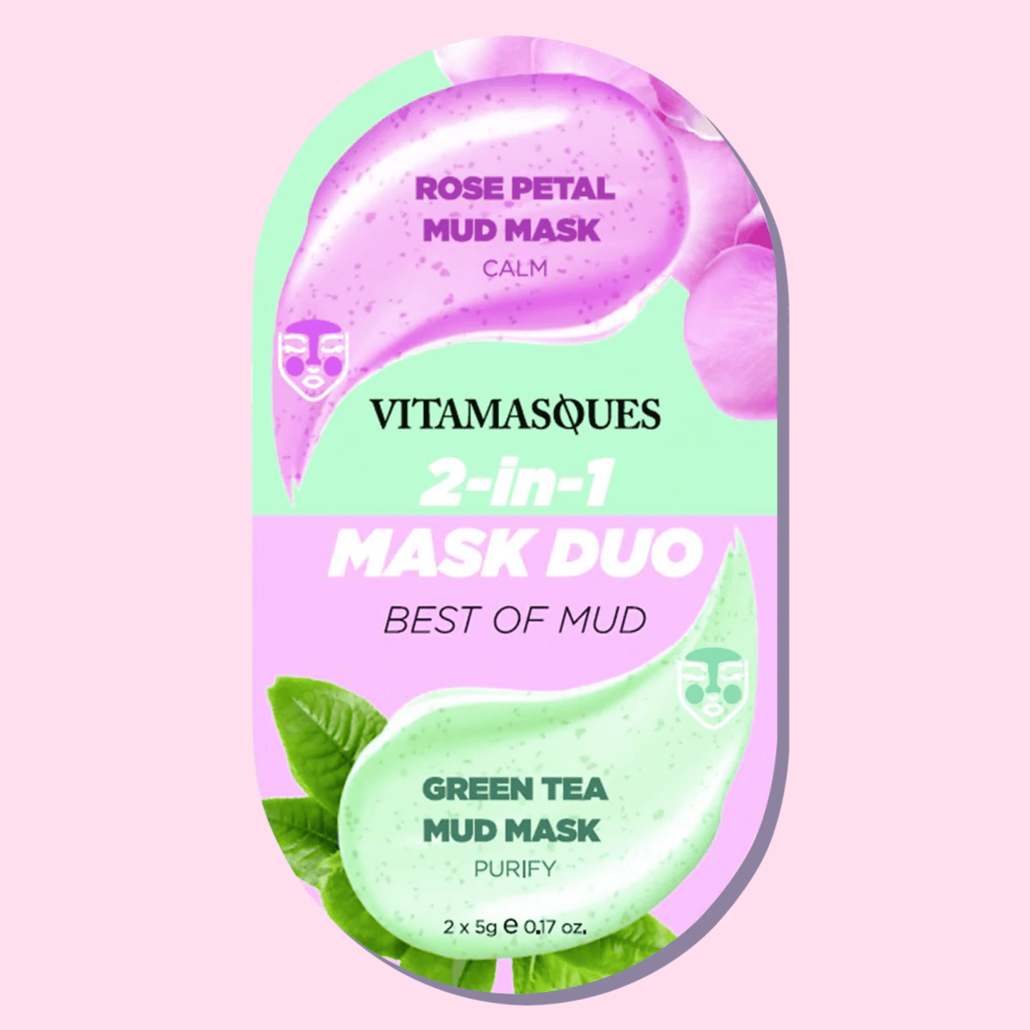 2 - in - 1 Mask Duo: Best Of Mud Mask - OVERRATED