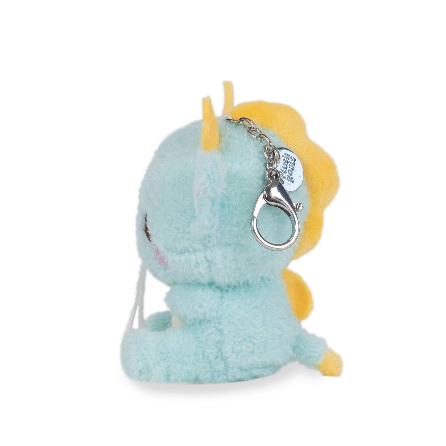 Mini Kai Keychain (Cute Kawaii Soft Blue Dragon Plush Clip)