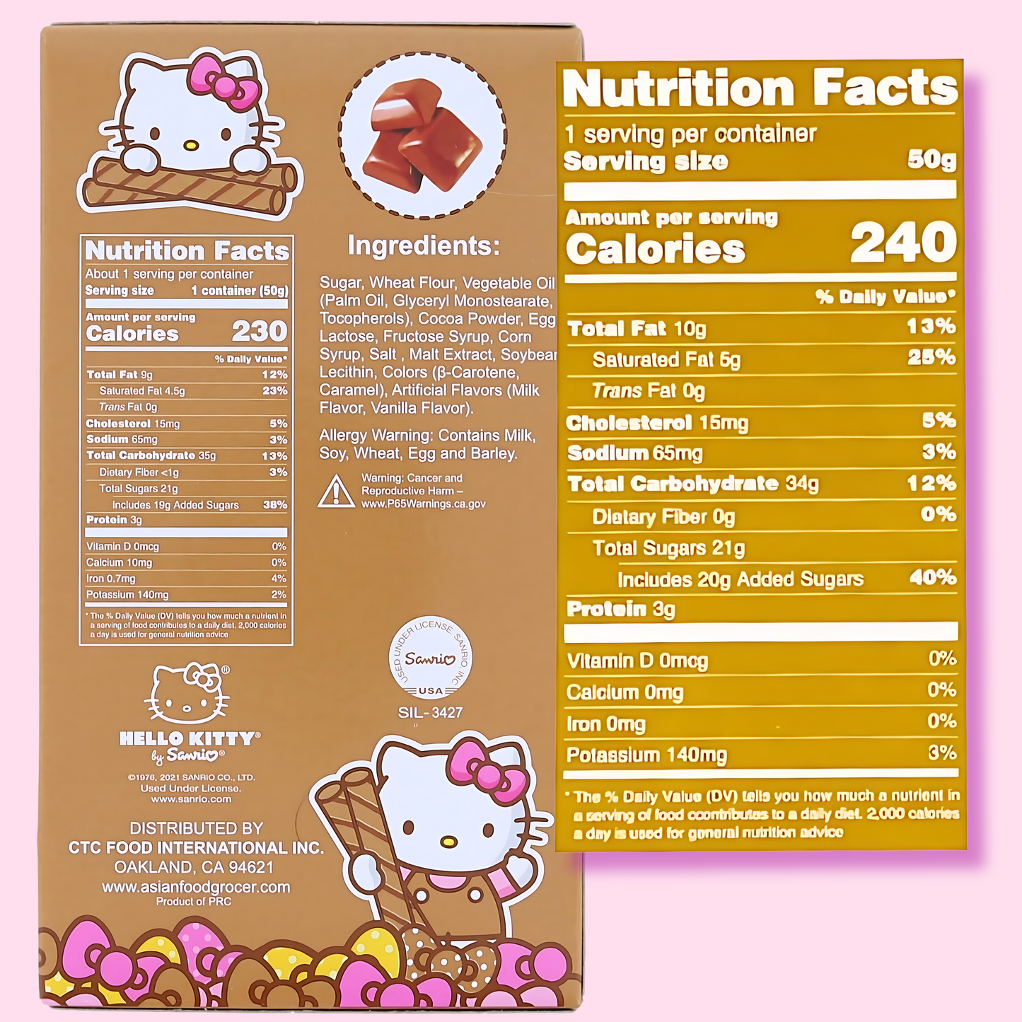 Hello Kitty Chocolate Wafer Cookies