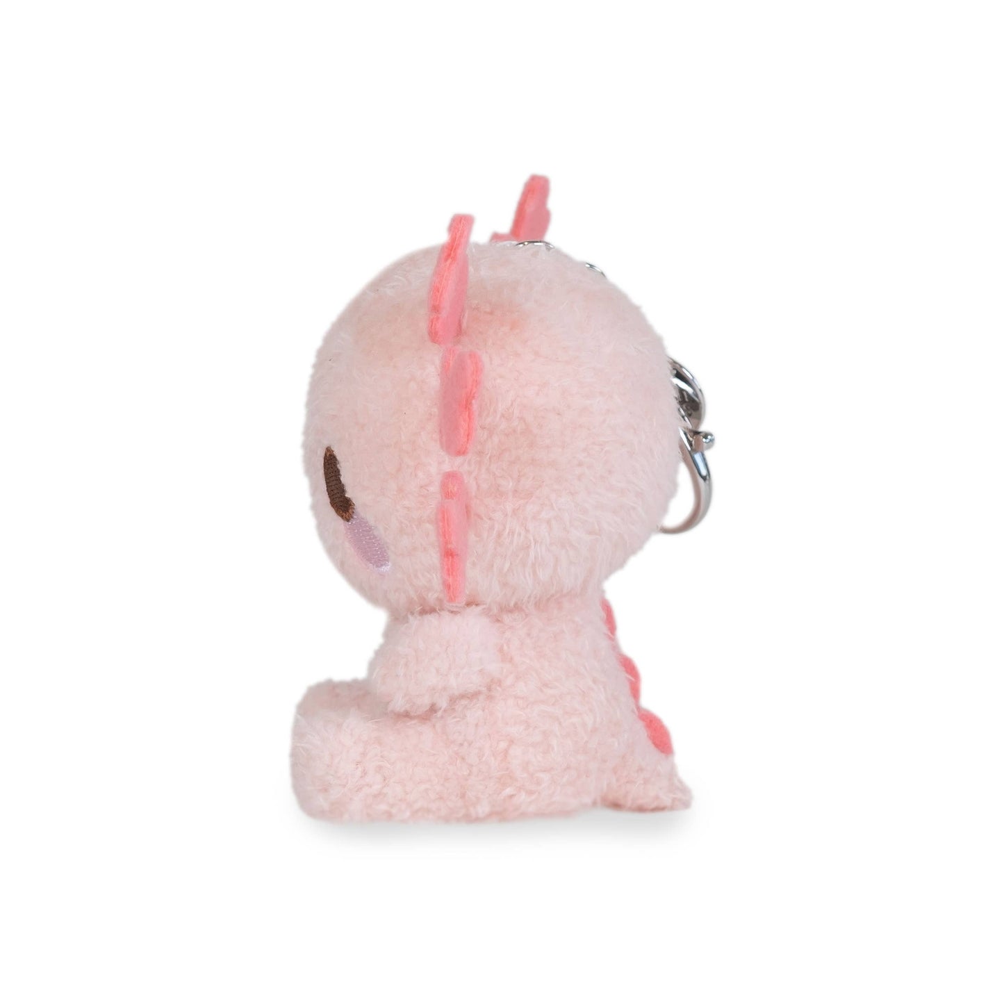 Mini Kawaii Lottie Keychain Pink Axolotl Plush Clip