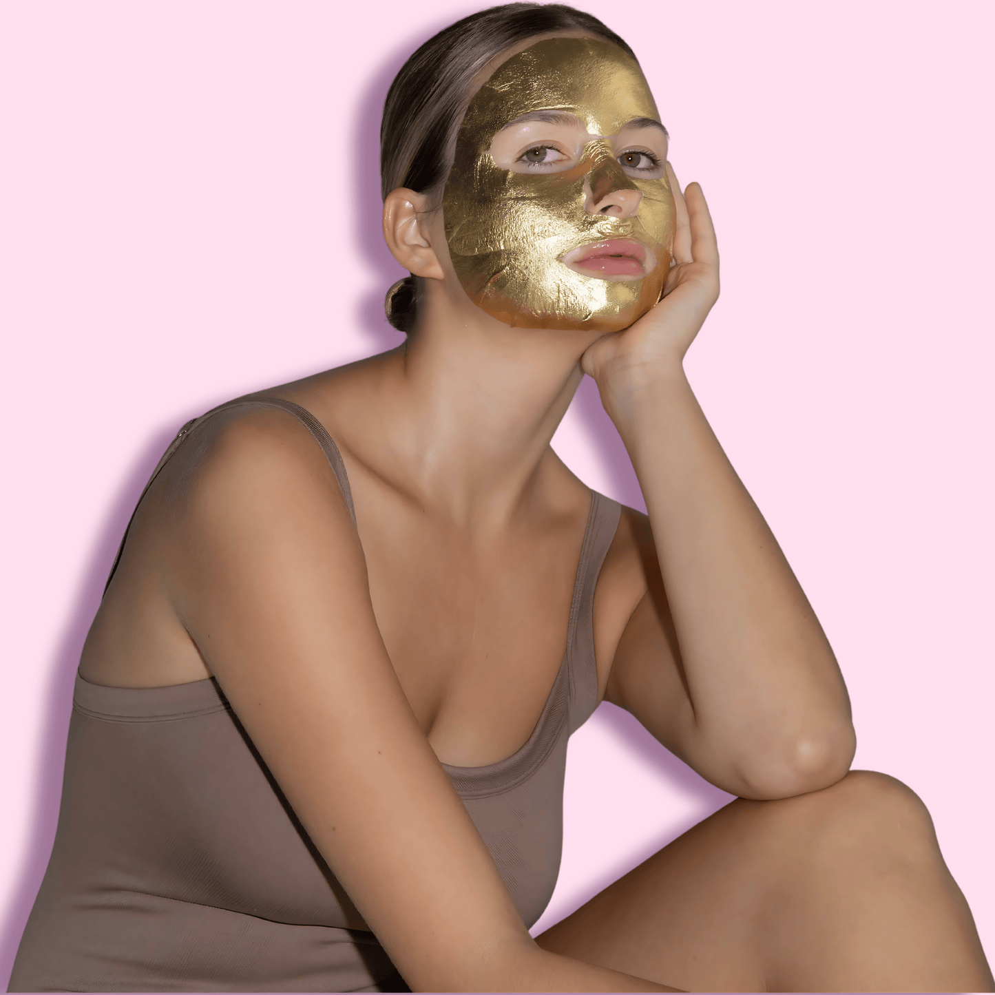 24k Gold Foil Premium Face Mask - OVERRATED