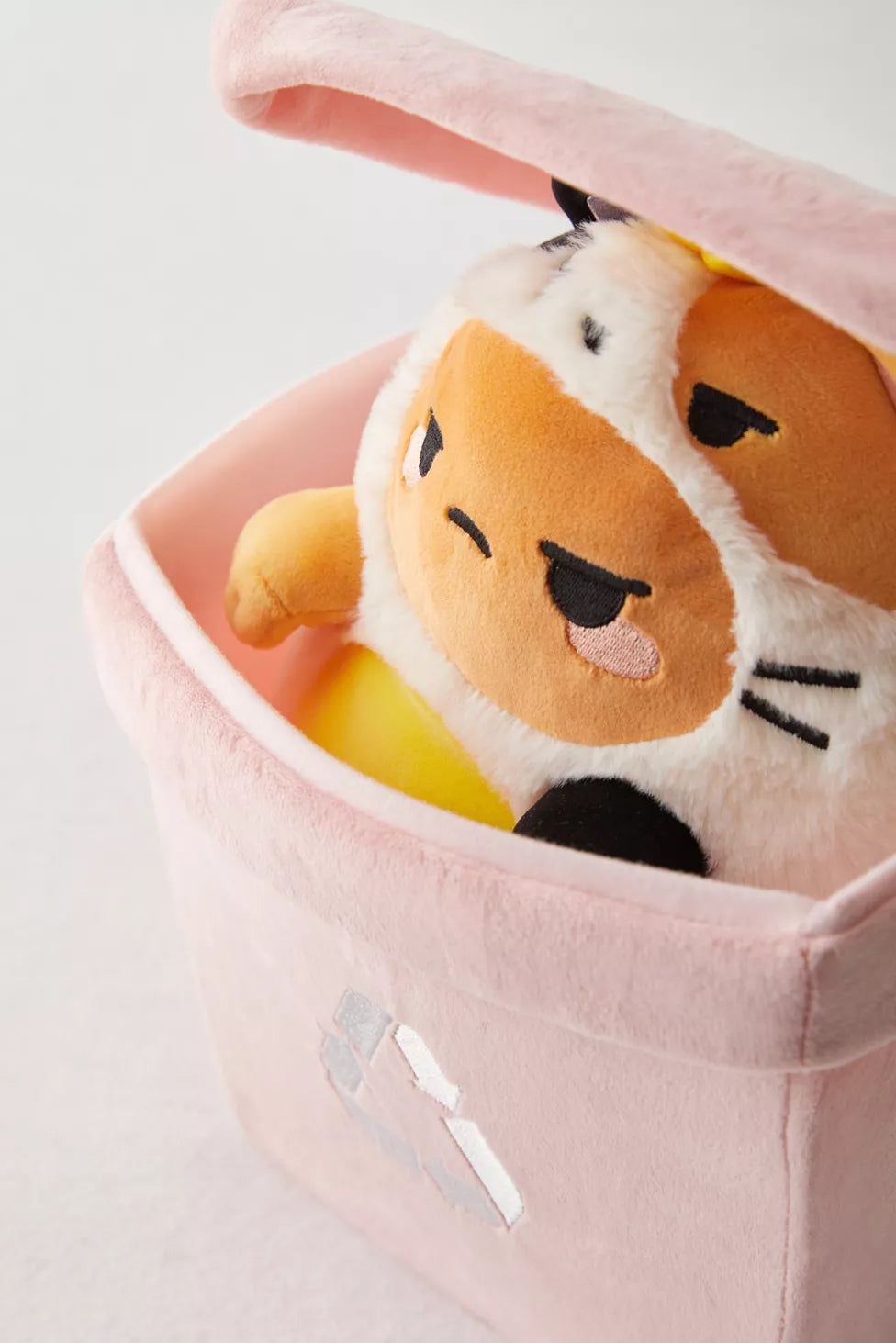 Smoko Tayto Potato Calico Cat Plush Trashcan Cat