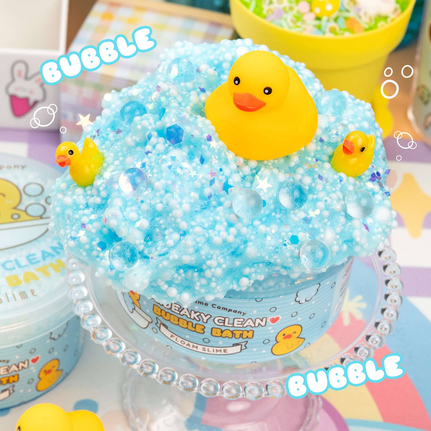 Kawaii Slime Co. Squeaky Clean Bubble Bath Floam Slime